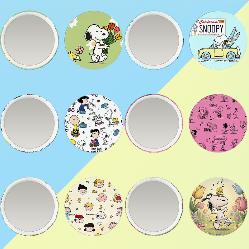 Anime Merchandise Women - Nieuwe Snoopys Badge Spiegel Vrouw Leuke