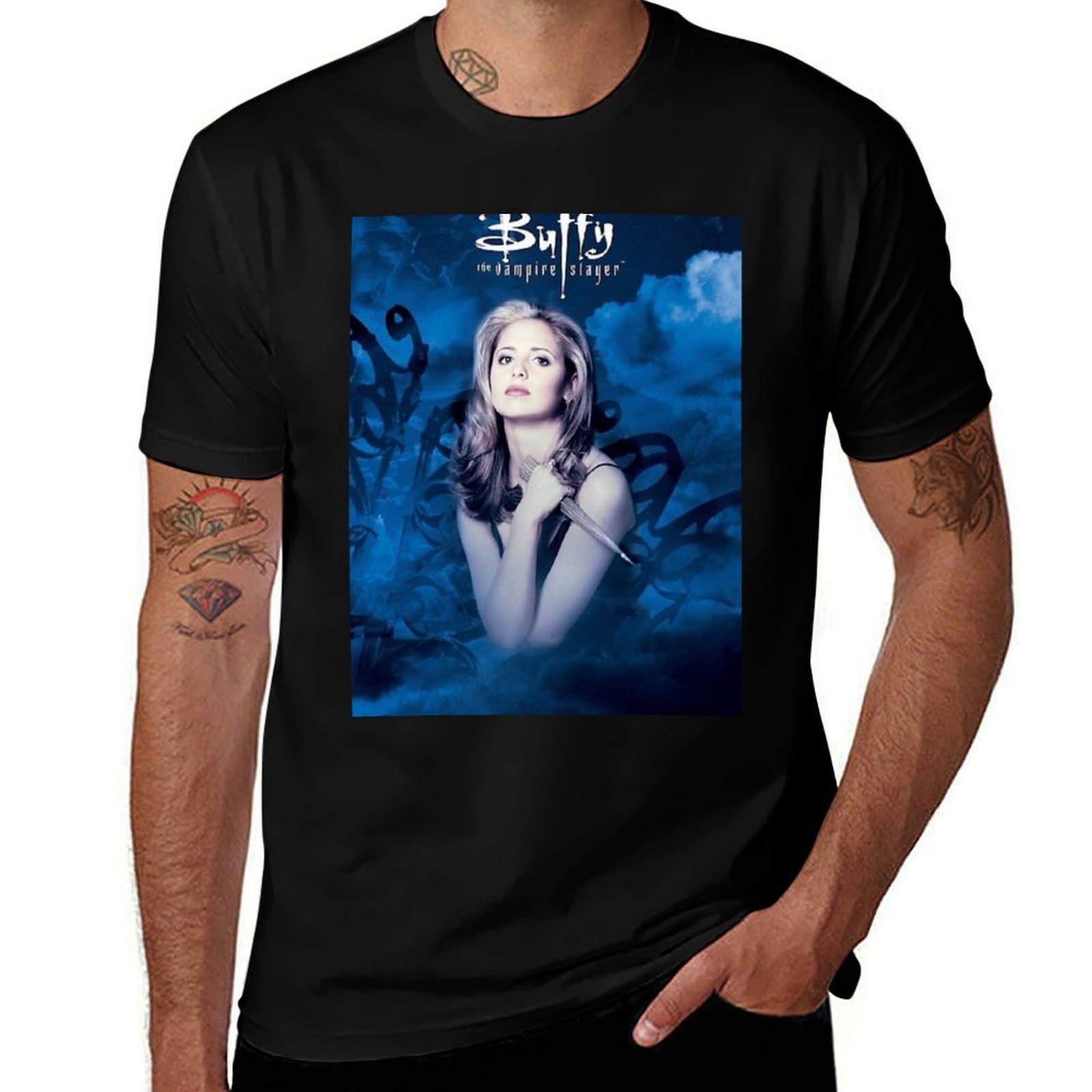 Anime Merchandise T-Shirts - Buffy Merchandise T-shirt anime t-shirt t-shirt