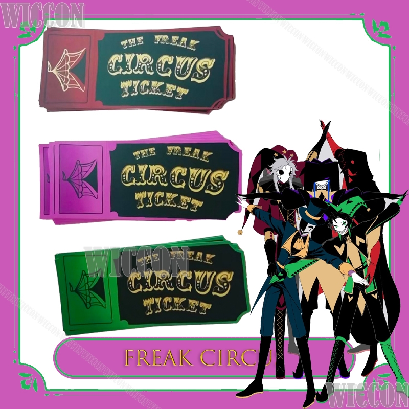 Freak Circus Ticket Card Rood  - Anime Merchandise Women recensie en prijs