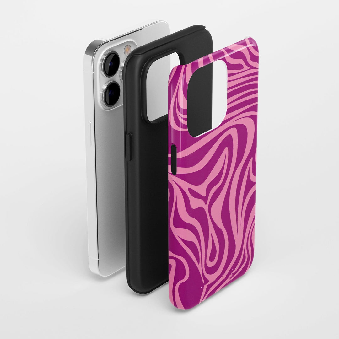 Luxe Clmj roze rode curve tele - Phone Case Anime recensie en prijs