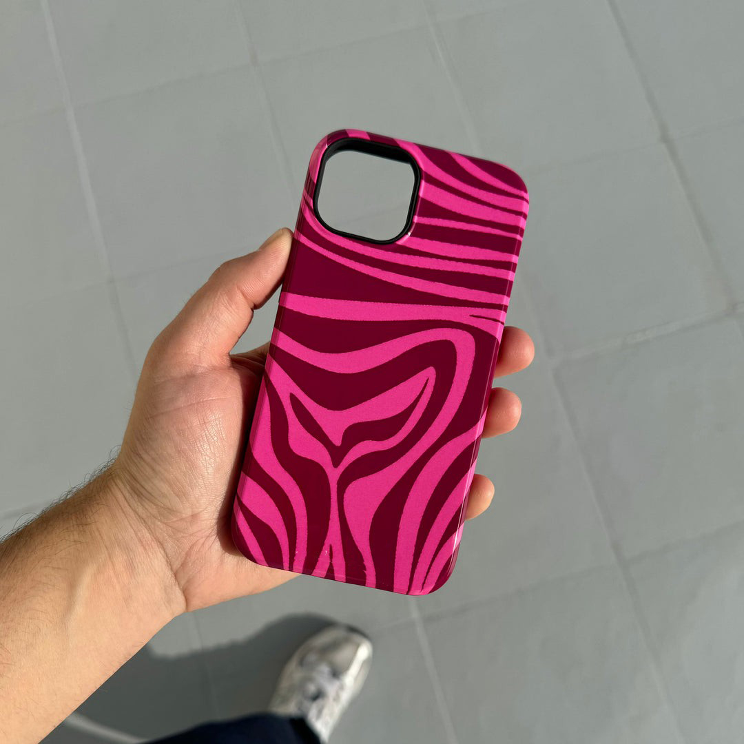 Luxe Clmj roze rode curve tele - Phone Case Anime recensie en prijs